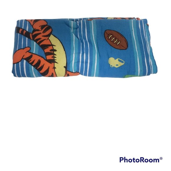 Tigger Twin Flat Sheet Cutter Disney All Cotton for Bedding or Crafts - Picture 3 of 5